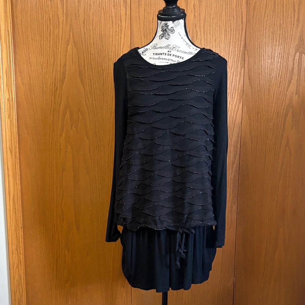 Elegant Black Tunic Top